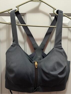 Victoria's Secret Knockout Front Close High Support Sports Bra Size 34DDD Black